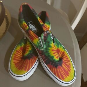 Vans Multicolor Tie-Dye Loafers